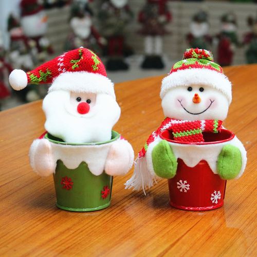 圣诞工艺品 新款 圣诞节产品圣诞糖果袋/糖果罐用品 圣诞工艺品